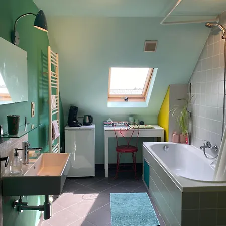Pensionat Blauwe In Herenhuis Met 2x 1pers Bed